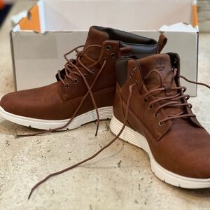 Men's  Timberland Killington Sneaker Boot Mid Lace Full Grain Rust Size 8M